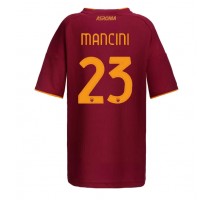 AS Roma Gianluca Mancini #23 Koszulka Podstawowa damskie 2025-26 Krótki Rękaw